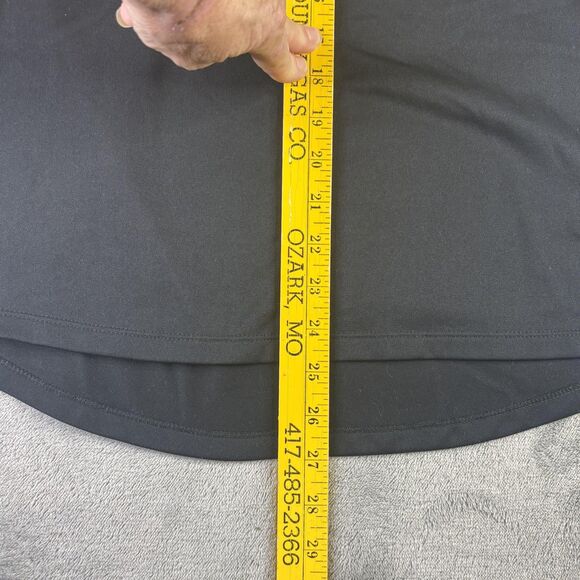 Nike Running Shirt Mens Large Black Dri-FIT Funnel Neck Thumbholes 659886-010 - Picture 10 of 13